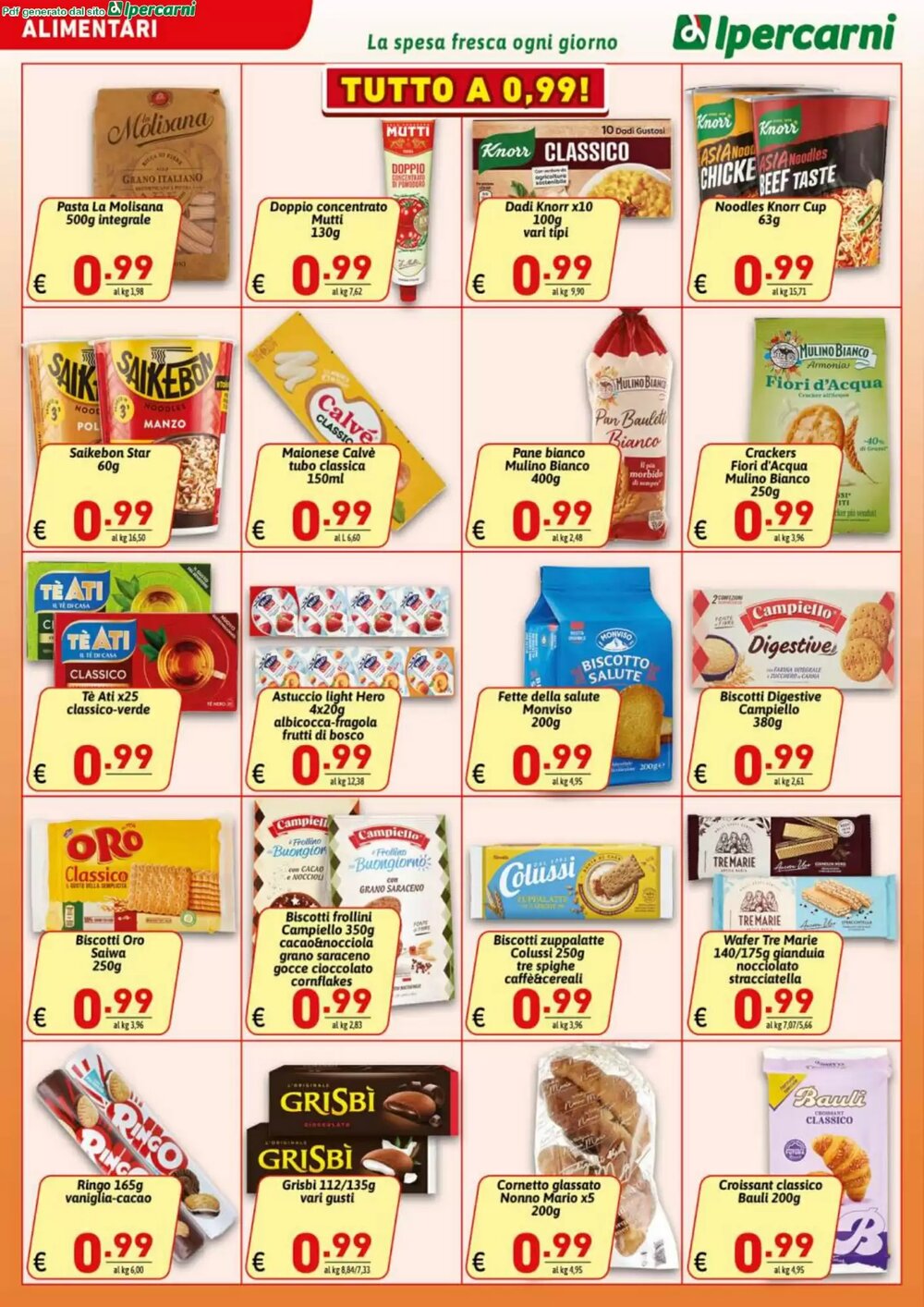 Volantino promozionale Ipercarni  valide dal 16/01/2026 - Pagina 12.