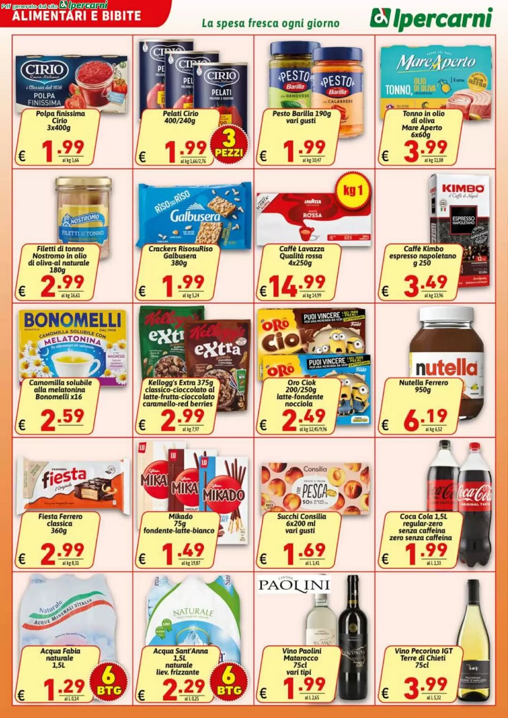 Volantino promozionale Ipercarni  valide dal 16/01/2026 - Pagina 14.
