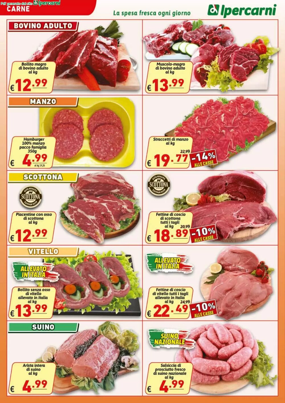 Volantino promozionale Ipercarni  valide dal 16/01/2026 - Pagina 2.