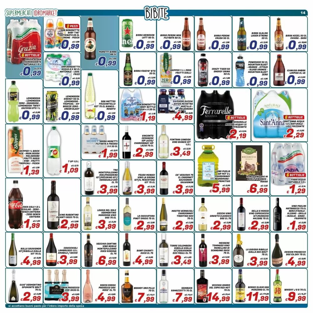 Volantino promozionale Idromarket  valide dal 16/01/2026 - Pagina 14.