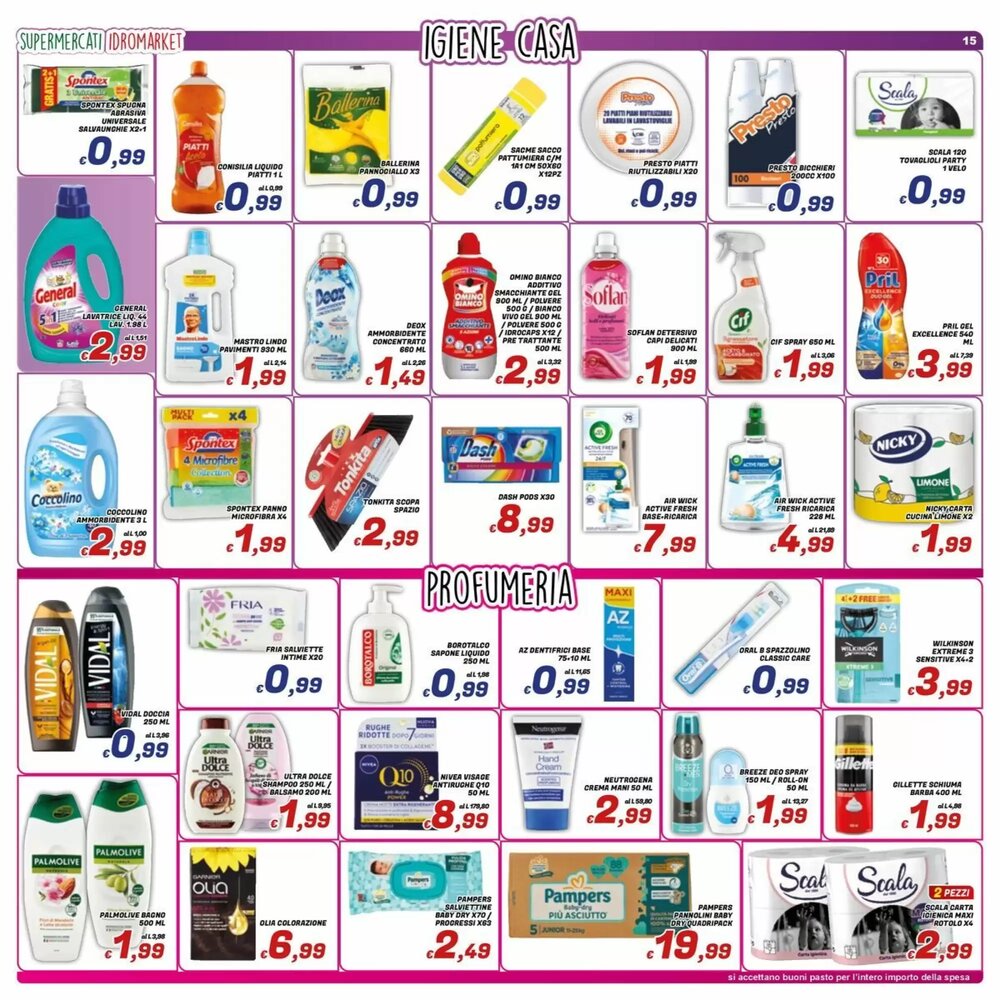Volantino promozionale Idromarket  valide dal 16/01/2026 - Pagina 15.