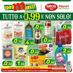 Volantino promozionale Idromarket  valide dal 16/01/2026 - Pagina 1.