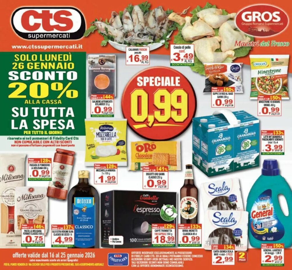 Volantino promozionale CTS Supermercati  valide dal 16/01/2026 - Pagina 25.