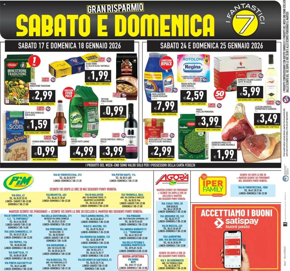 Volantino promozionale Pim Supermercati  valide dal 16/01/2026 - Pagina 24.