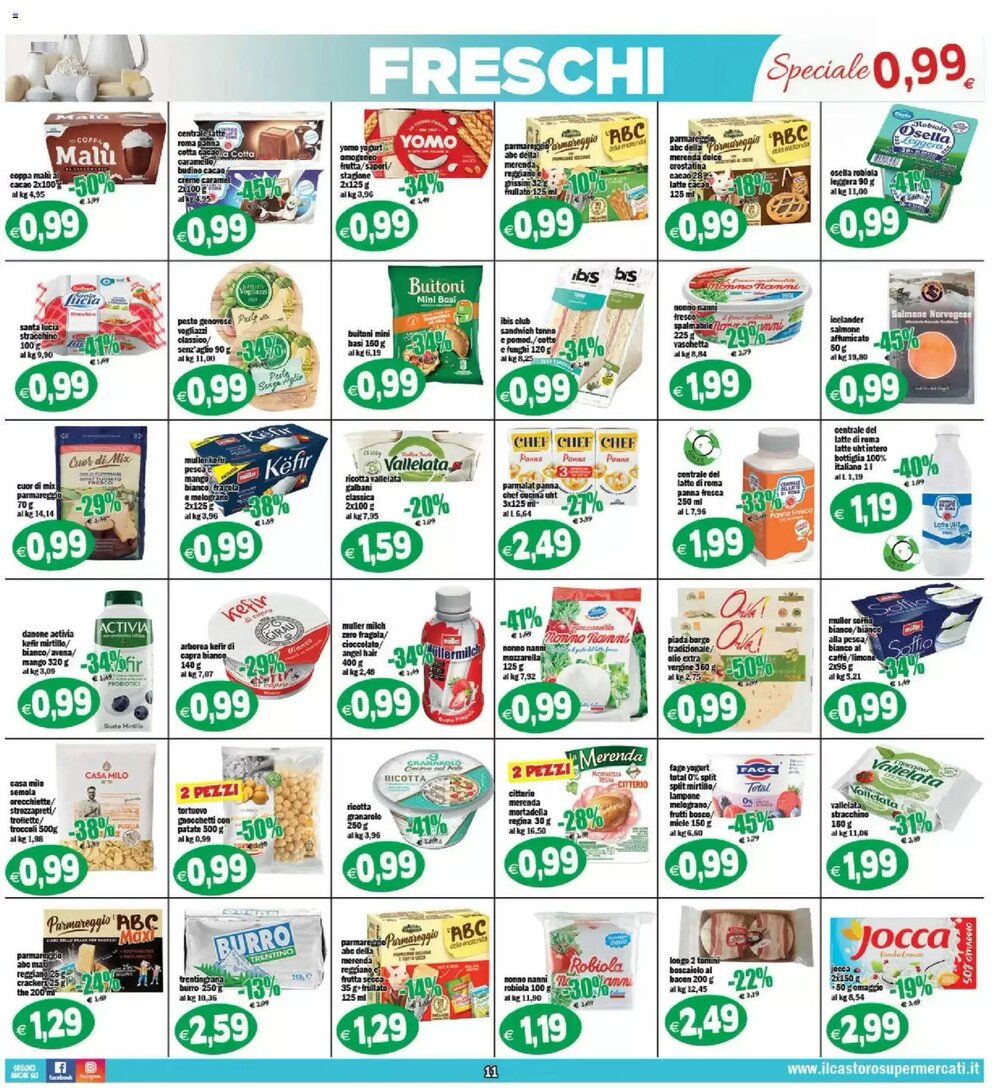 Volantino promozionale Il Castoro Supermercati  valide dal 16/01/2026 - Pagina 11.