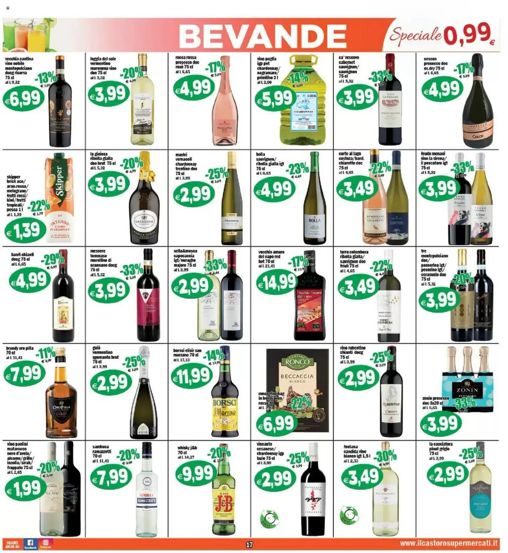 Volantino promozionale Il Castoro Supermercati  valide dal 16/01/2026 - Pagina 17.