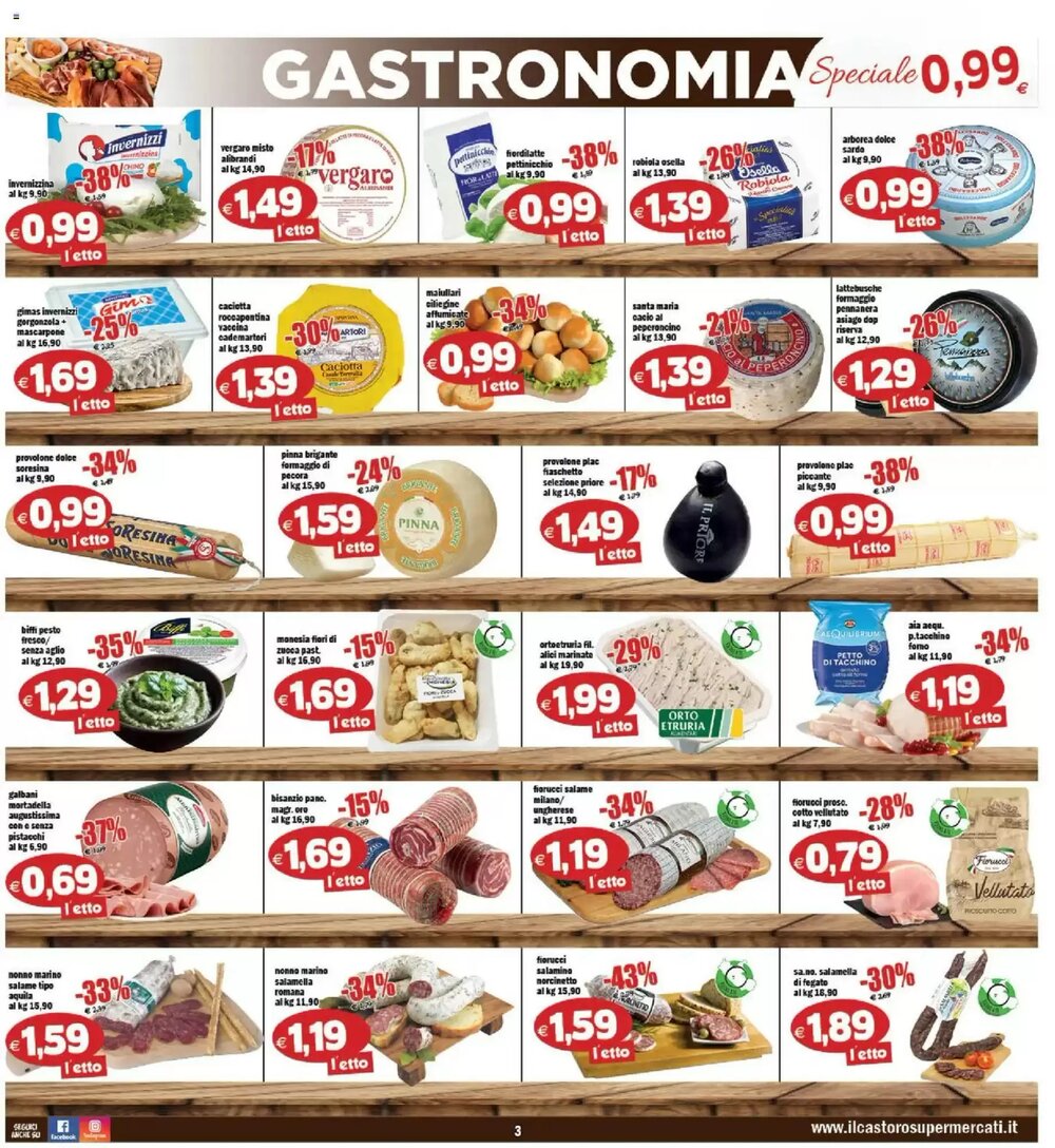 Volantino promozionale Il Castoro Supermercati  valide dal 16/01/2026 - Pagina 3.
