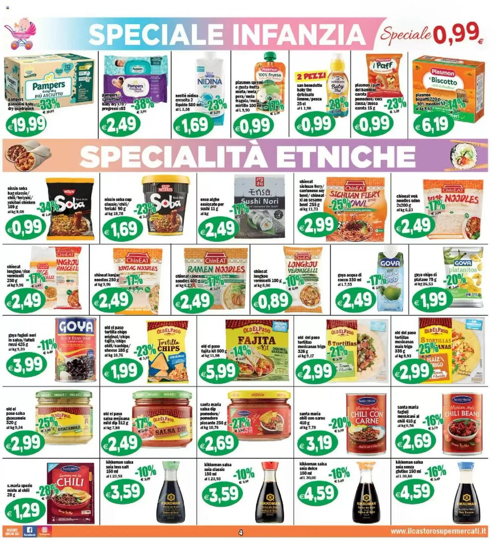 Volantino promozionale Il Castoro Supermercati  valide dal 16/01/2026 - Pagina 4.