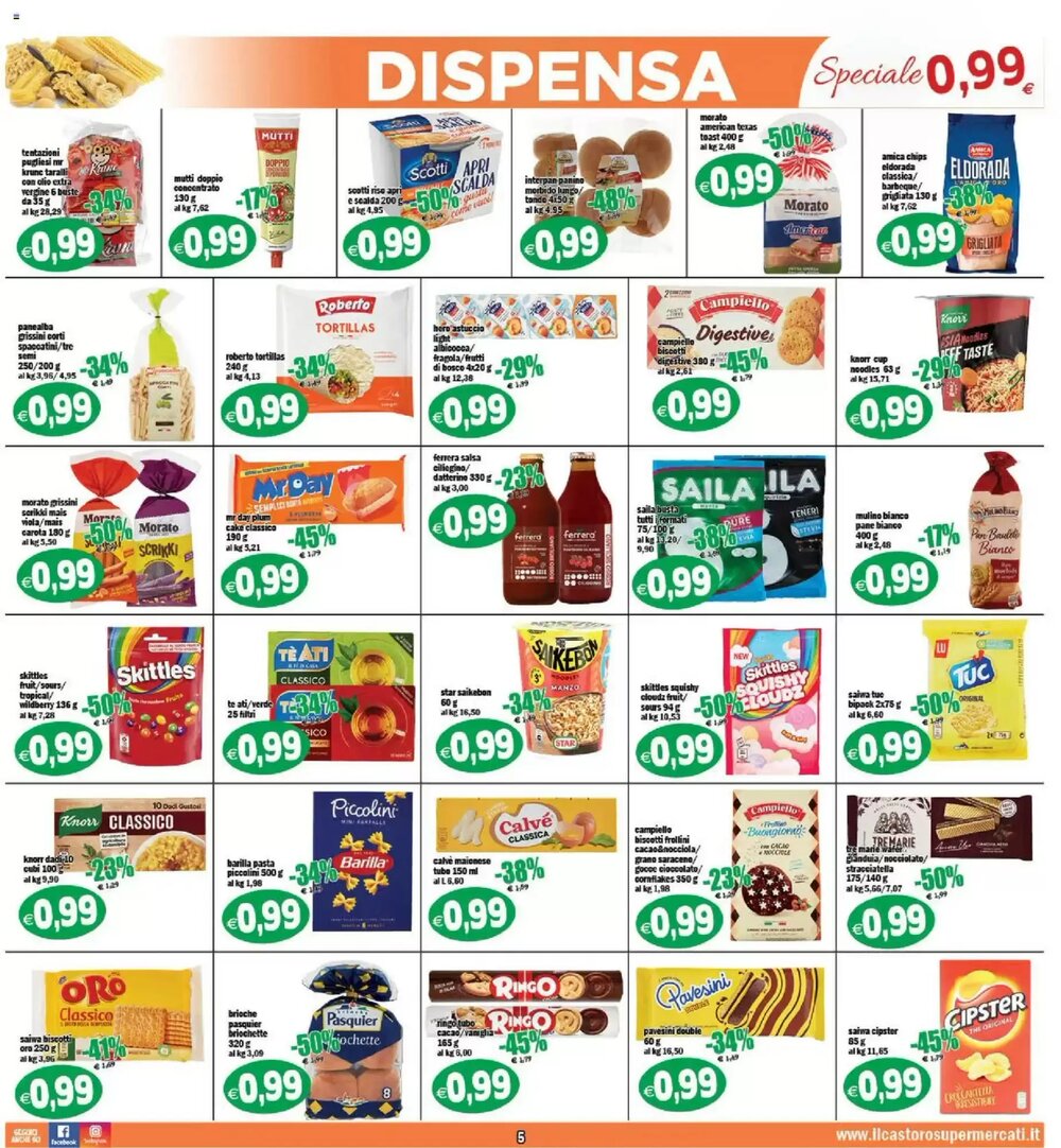 Volantino promozionale Il Castoro Supermercati  valide dal 16/01/2026 - Pagina 5.