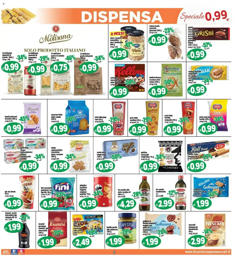 Volantino promozionale Il Castoro Supermercati  valide dal 16/01/2026 - Pagina 6.