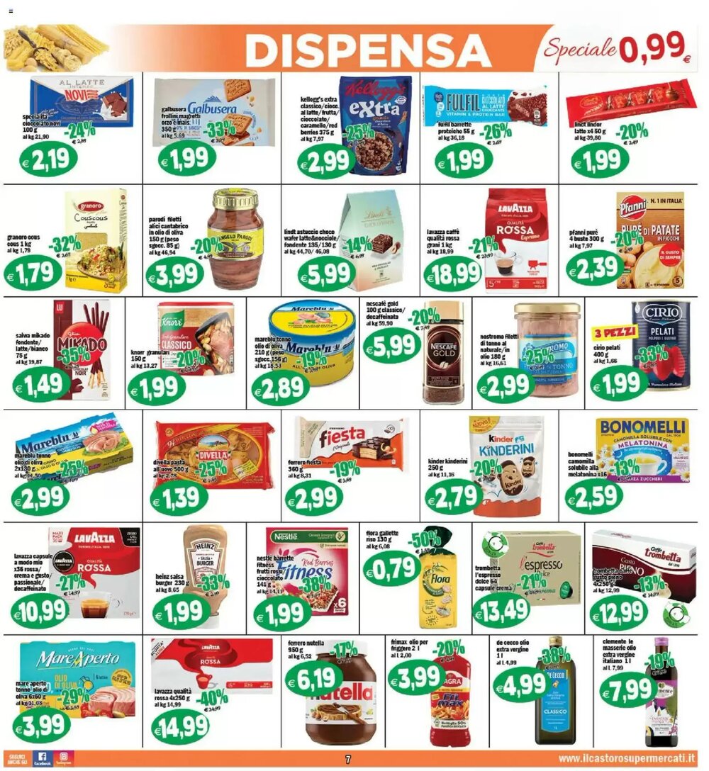 Volantino promozionale Il Castoro Supermercati  valide dal 16/01/2026 - Pagina 7.