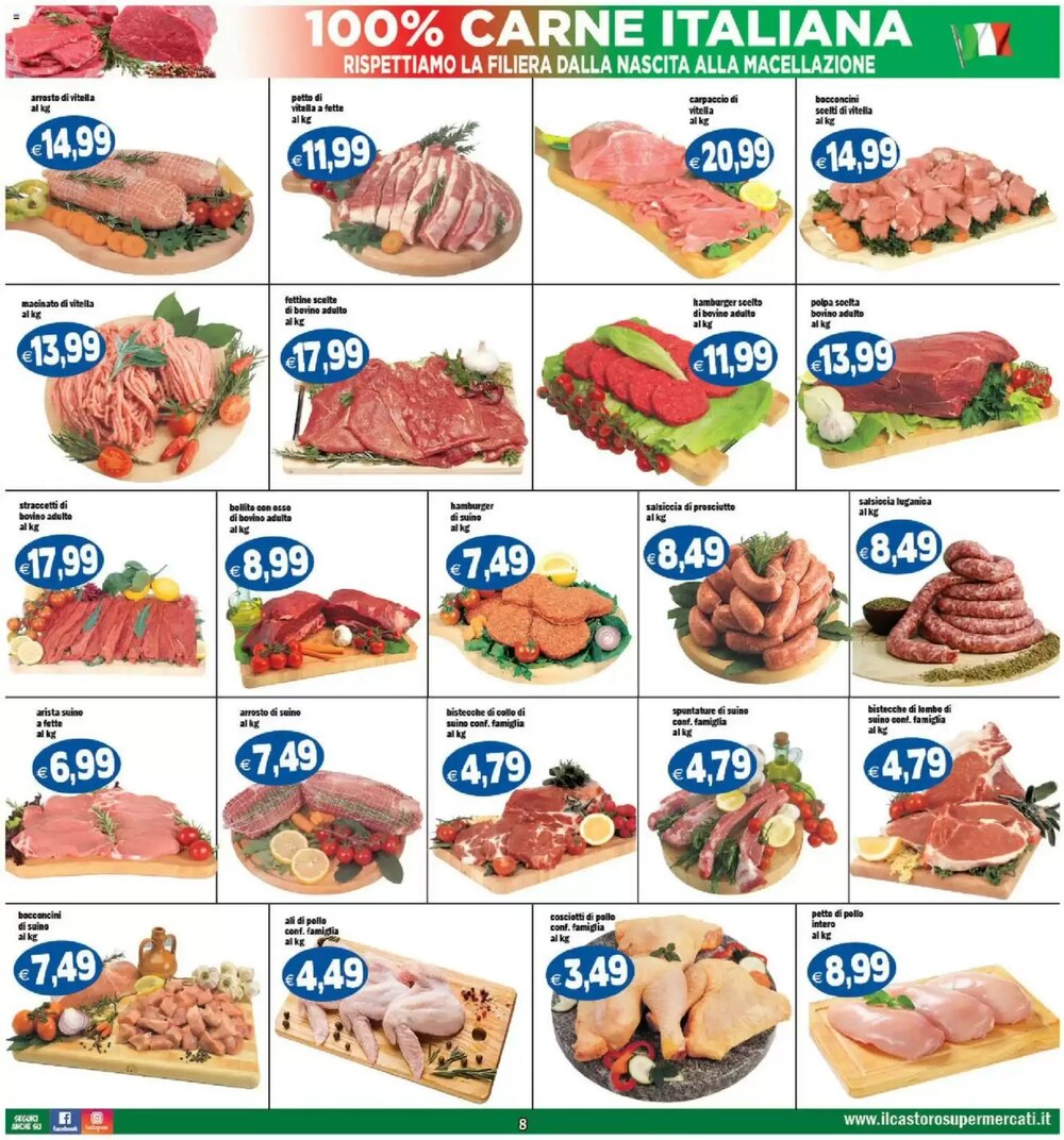 Volantino promozionale Il Castoro Supermercati  valide dal 16/01/2026 - Pagina 8.