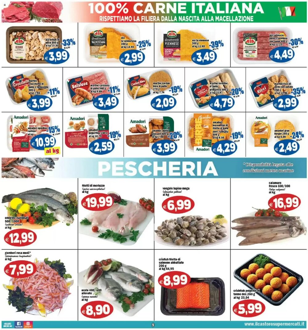 Volantino promozionale Il Castoro Supermercati  valide dal 16/01/2026 - Pagina 9.