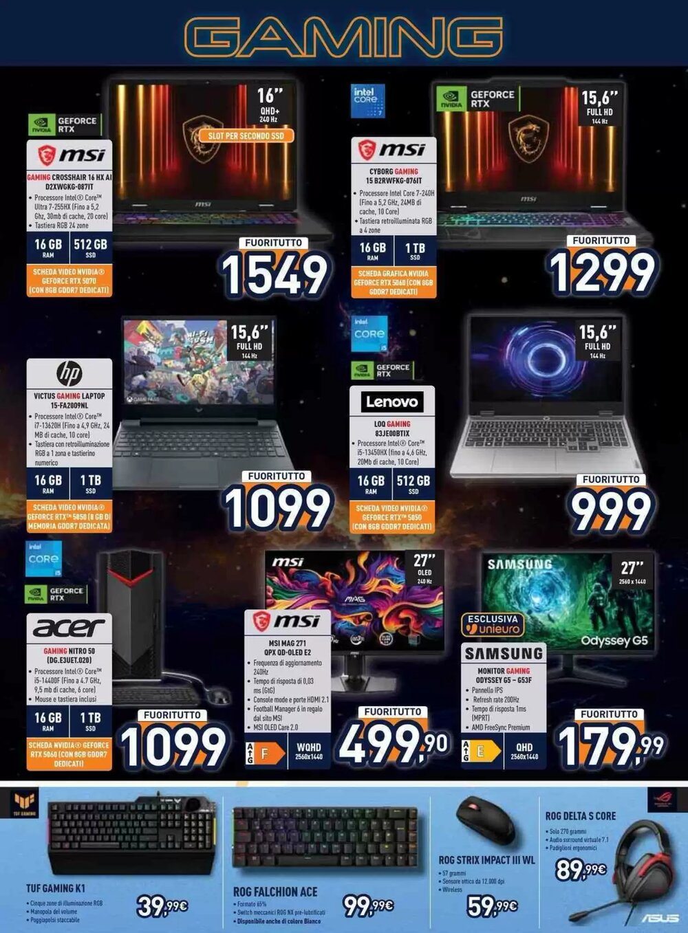 Volantino promozionale Unieuro  valide dal 16/01/2026 - Pagina 17.