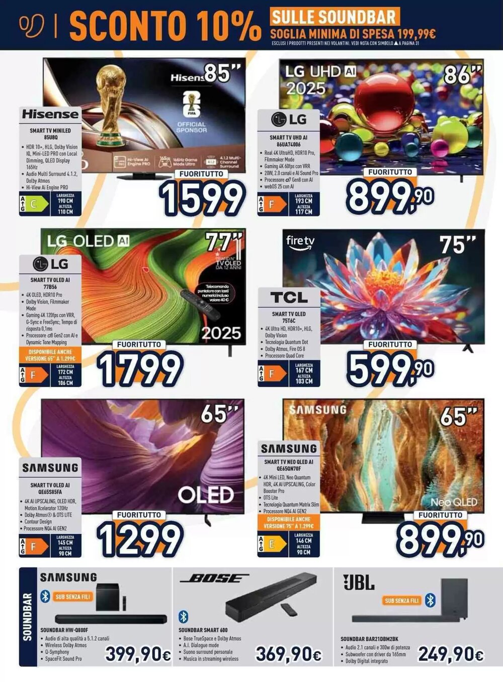 Volantino promozionale Unieuro  valide dal 16/01/2026 - Pagina 2.