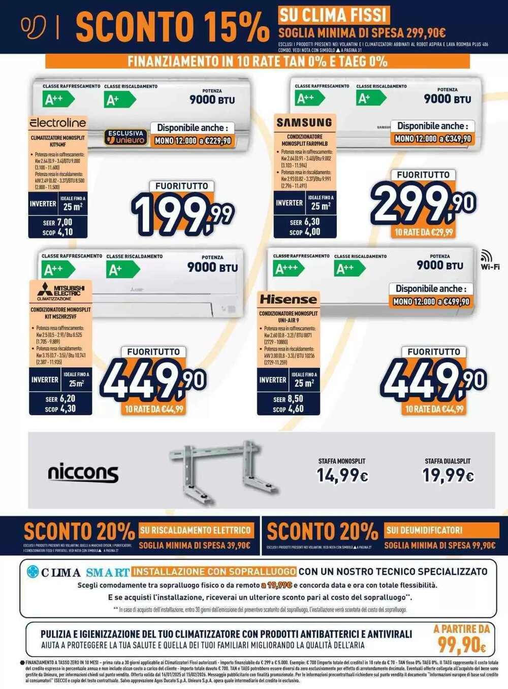 Volantino promozionale Unieuro  valide dal 16/01/2026 - Pagina 30.