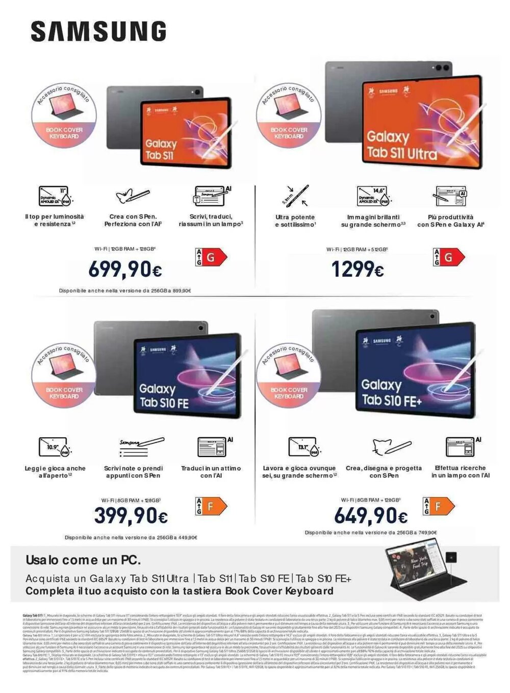 Volantino promozionale Unieuro  valide dal 16/01/2026 - Pagina 38.