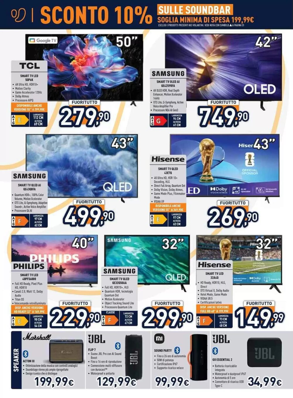 Volantino promozionale Unieuro  valide dal 16/01/2026 - Pagina 4.