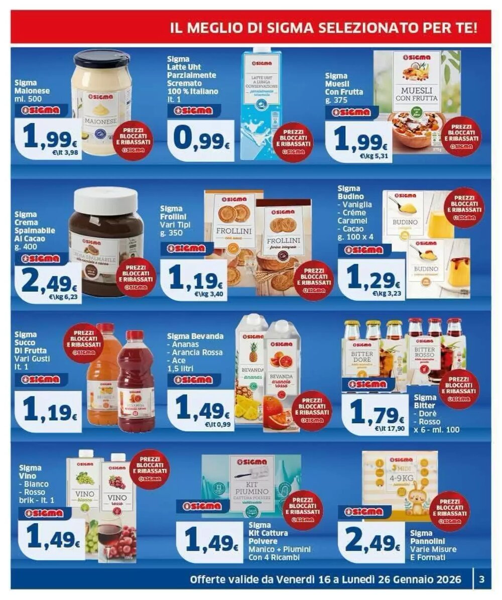 Volantino promozionale Sigma  valide dal 16/01/2026 - Pagina 3.