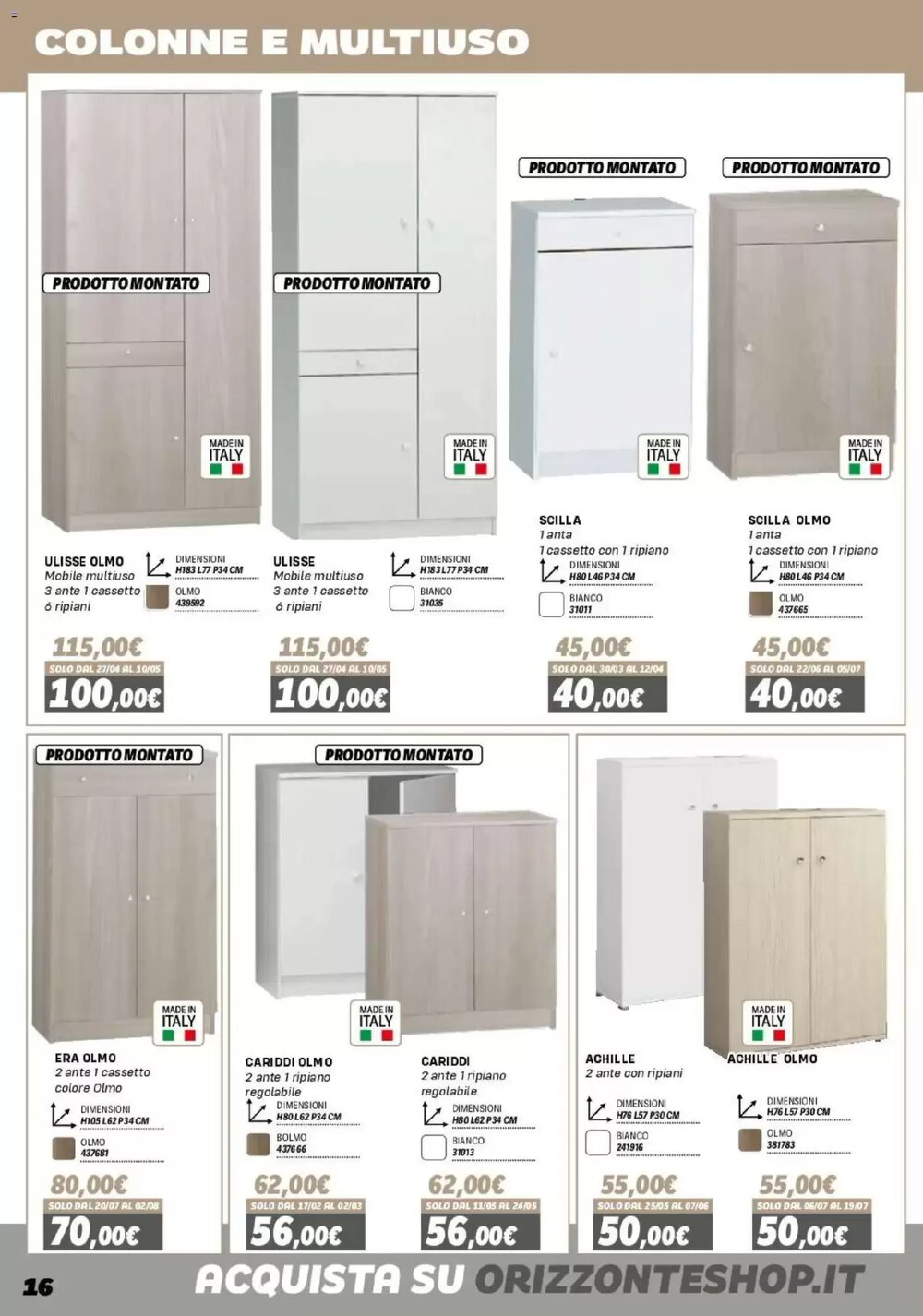 Volantino promozionale Orizzonte  valide dal 16/01/2026 - Pagina 16.