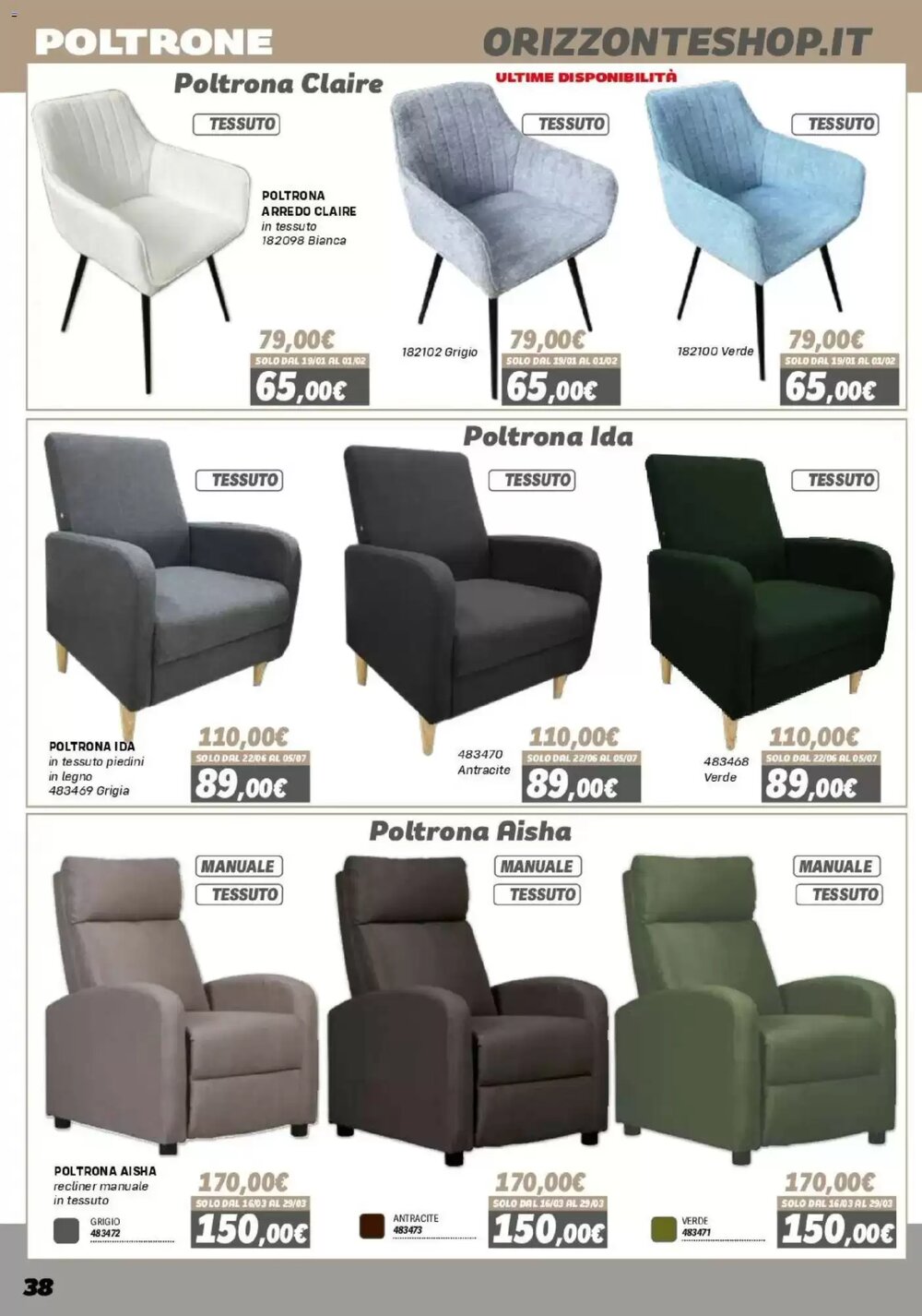 Volantino promozionale Orizzonte  valide dal 16/01/2026 - Pagina 38.