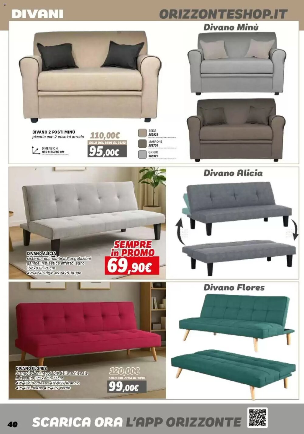 Volantino promozionale Orizzonte  valide dal 16/01/2026 - Pagina 40.