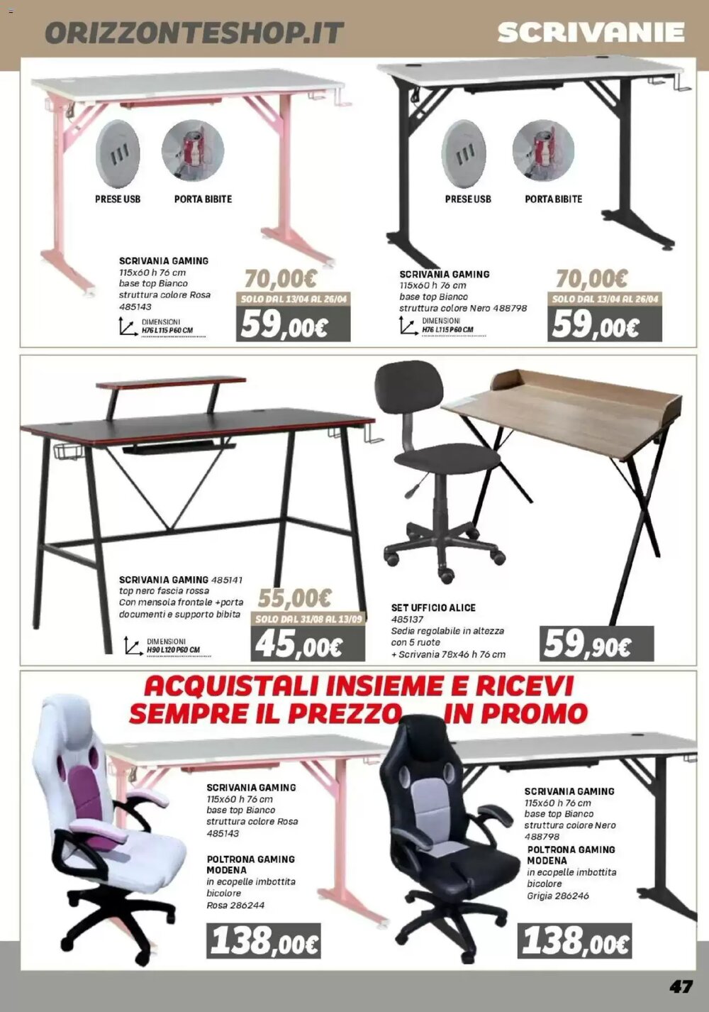 Volantino promozionale Orizzonte  valide dal 16/01/2026 - Pagina 47.