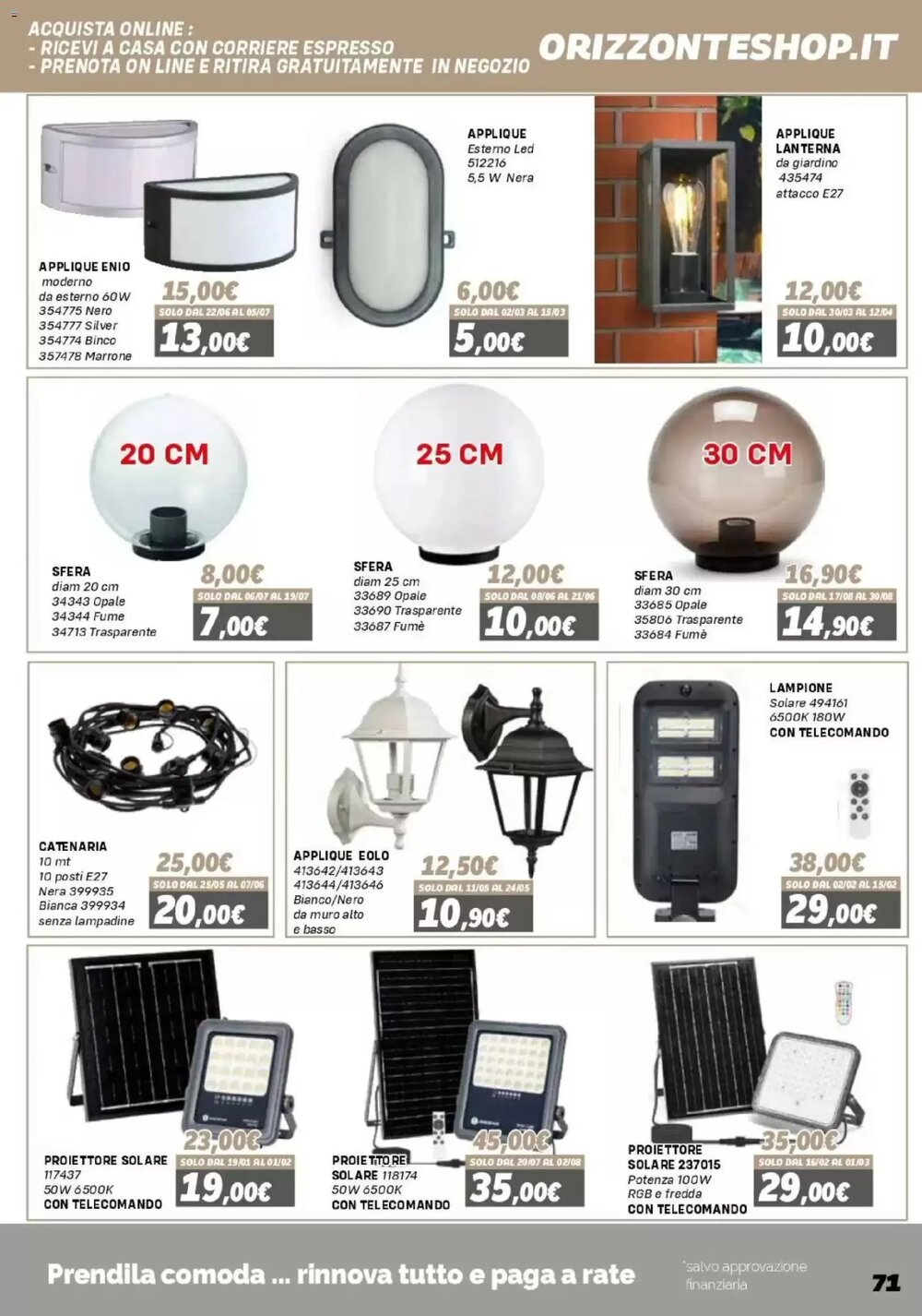 Volantino promozionale Orizzonte  valide dal 16/01/2026 - Pagina 71.