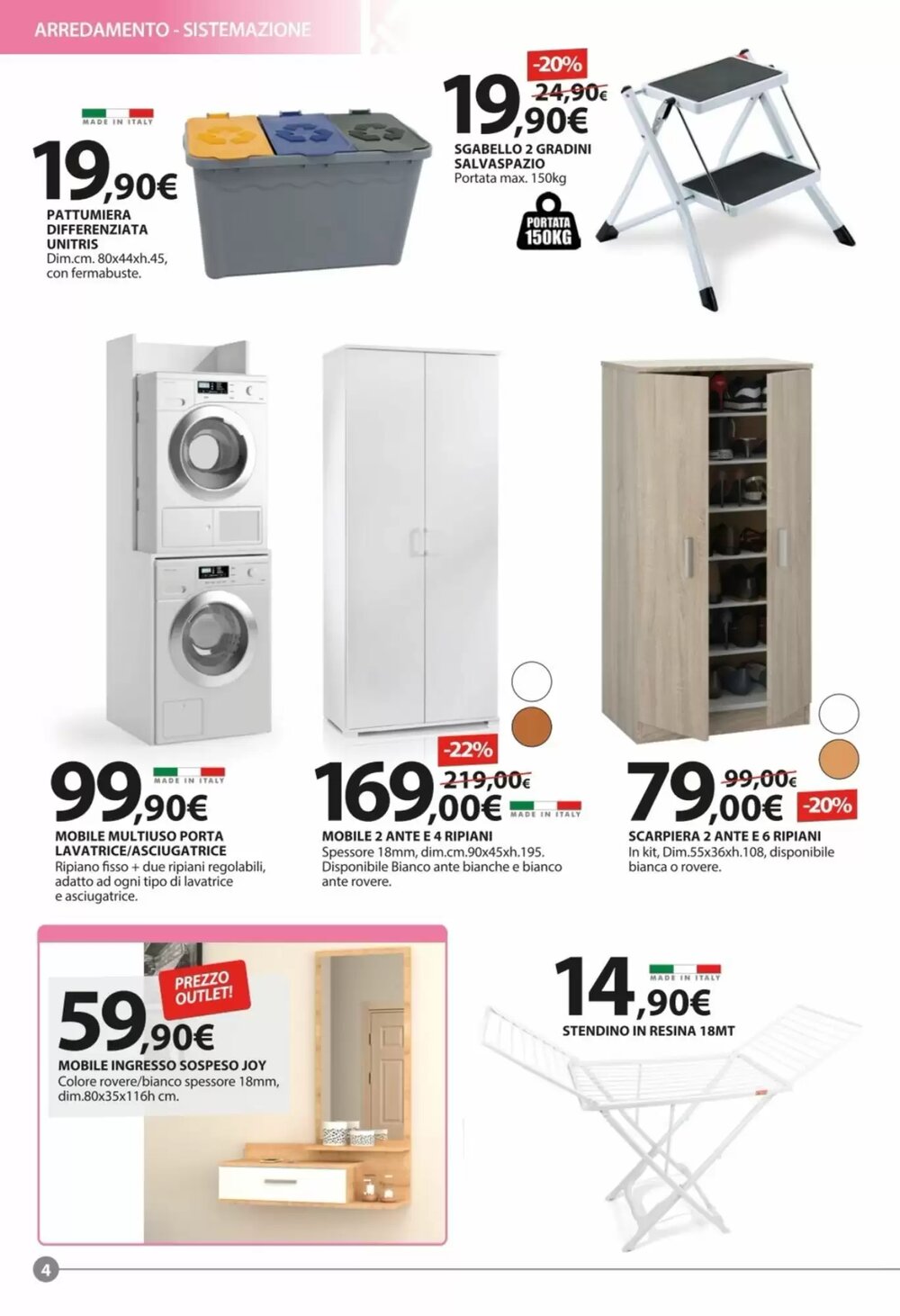 Volantino promozionale Kreo Brico e Casa  valide dal 16/01/2026 - Pagina 4.