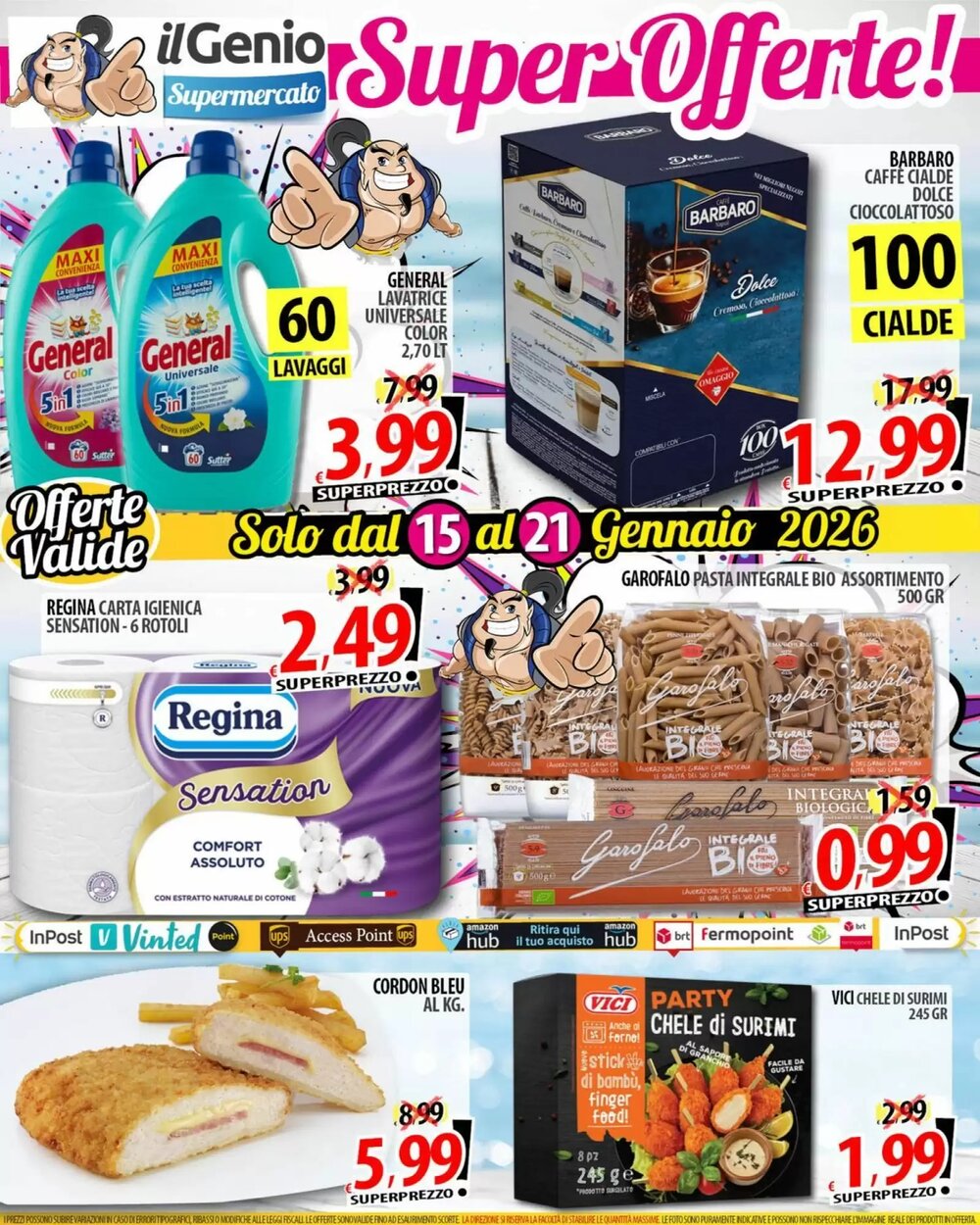 Volantino promozionale Il Genio Supermercato  valide dal 16/01/2026 - Pagina 1.