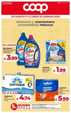 Volantino promozionale Coop  valide dal 17/01/2026 - Pagina 1.
