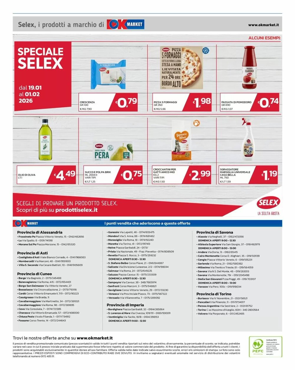 Volantino promozionale Ok Market  valide dal 19/01/2026 - Pagina 8.