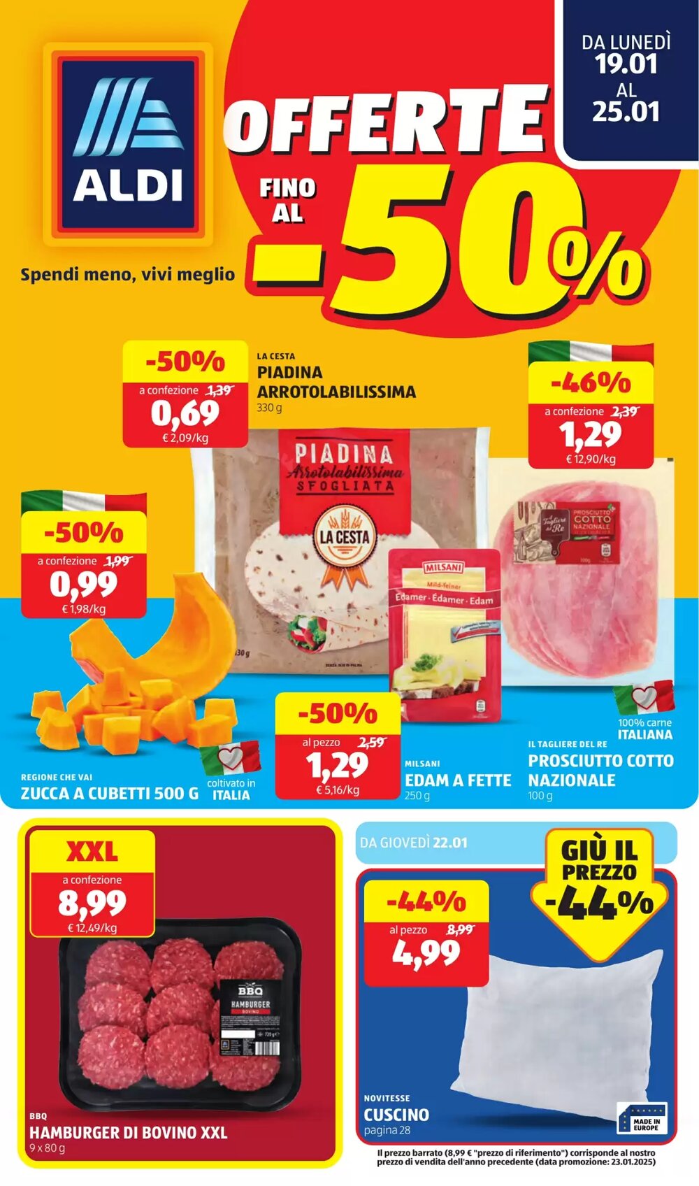 Volantino promozionale ALDI  valide dal 19/01/2026 - Pagina 1.