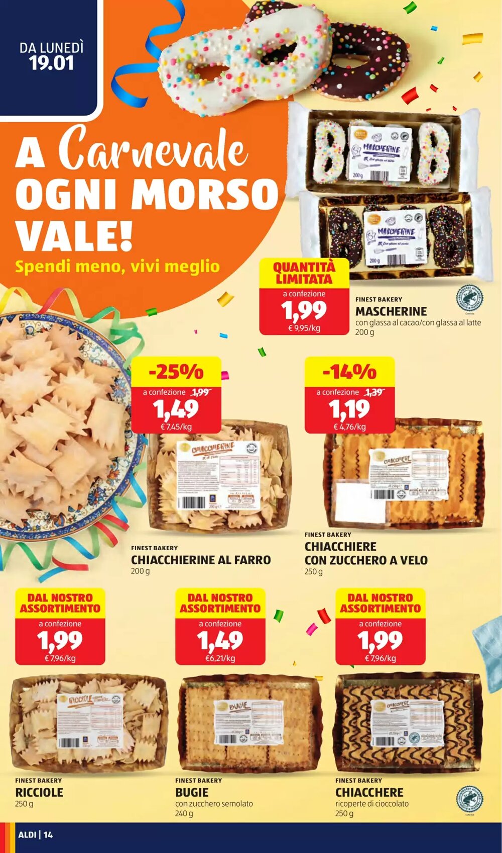 Volantino promozionale ALDI  valide dal 19/01/2026 - Pagina 14.