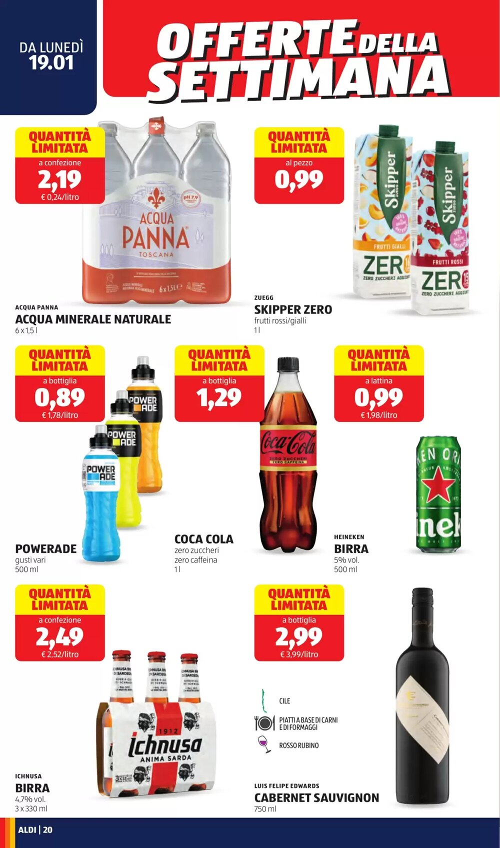 Volantino promozionale ALDI  valide dal 19/01/2026 - Pagina 20.