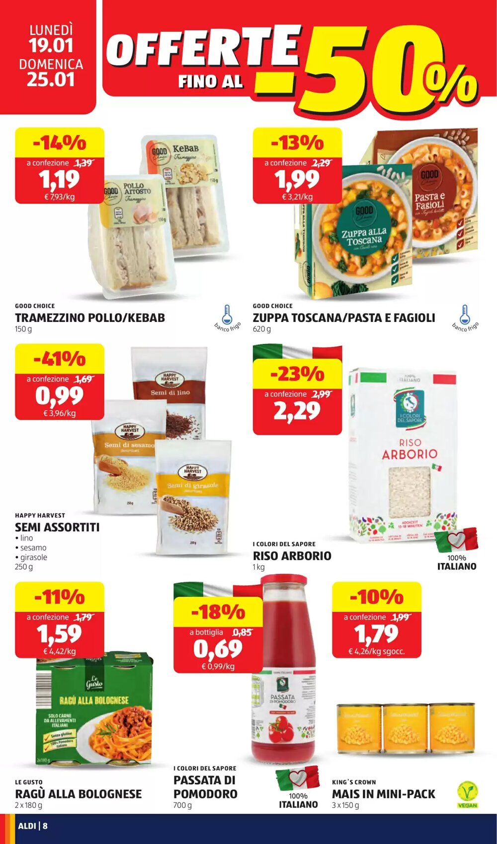 Volantino promozionale ALDI  valide dal 19/01/2026 - Pagina 8.