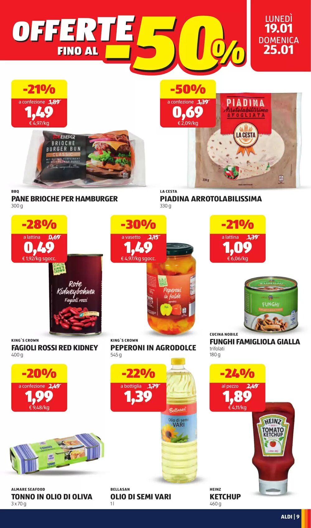 Volantino promozionale ALDI  valide dal 19/01/2026 - Pagina 9.