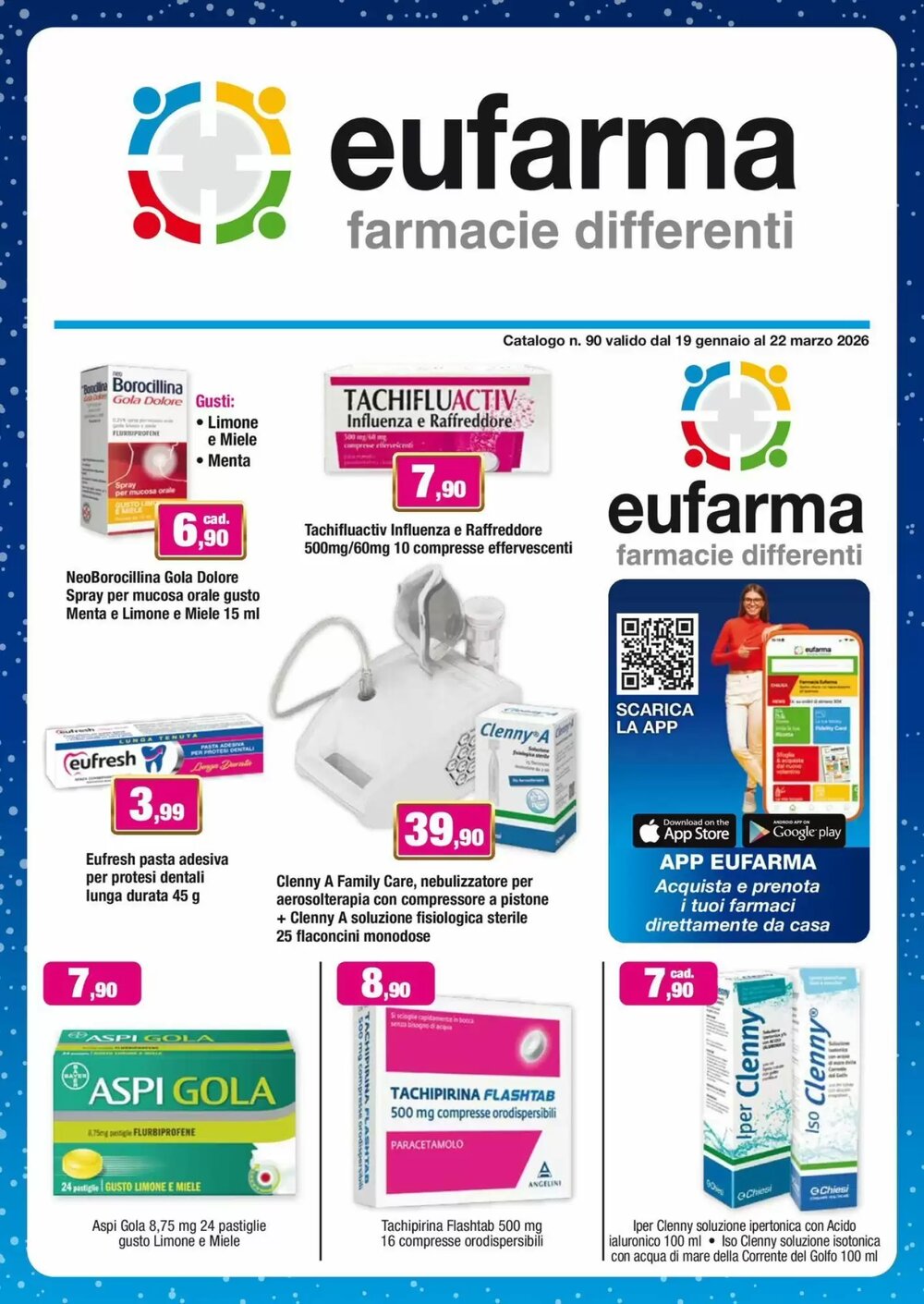 Volantino promozionale Eufarma  valide dal 19/01/2026 - Pagina 1.