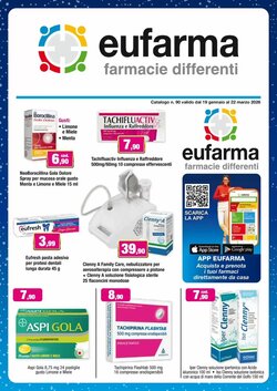 Volantino promozionale Eufarma  valide dal 19/01/2026