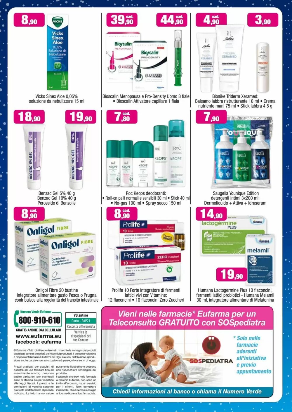 Volantino promozionale Eufarma  valide dal 19/01/2026 - Pagina 4.
