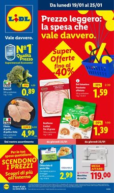 Volantino promozionale Lidl  valide dal 19/01/2026