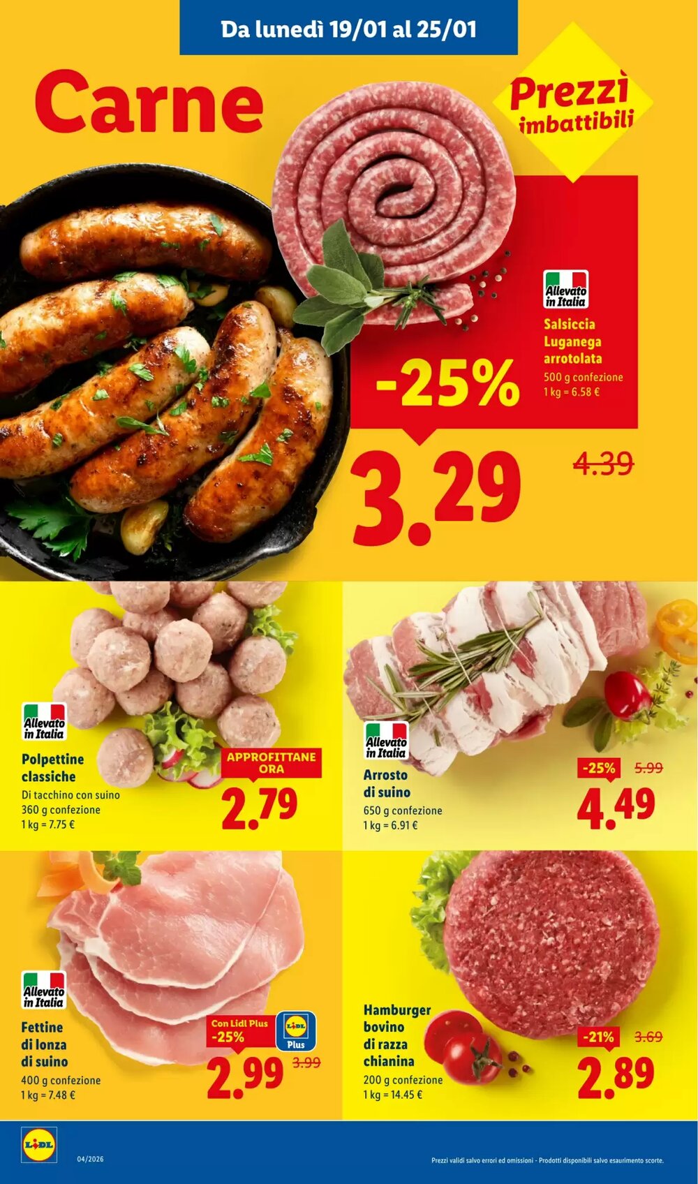 Volantino promozionale Lidl  valide dal 19/01/2026 - Pagina 4.