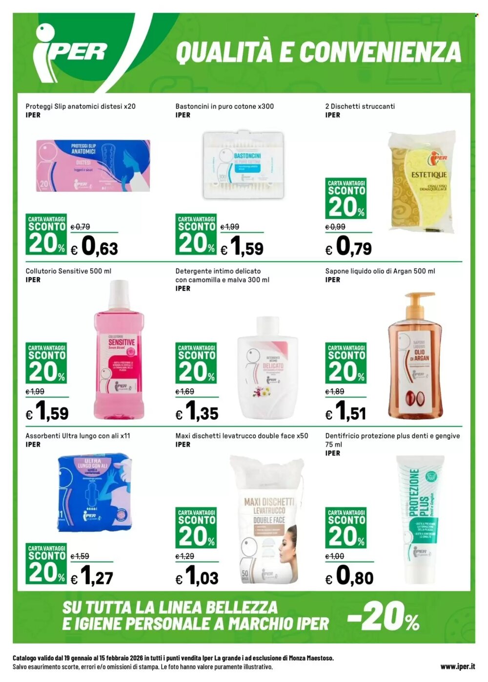 Volantino promozionale Iper La Grande  valide dal 19/01/2026 - Pagina 21.