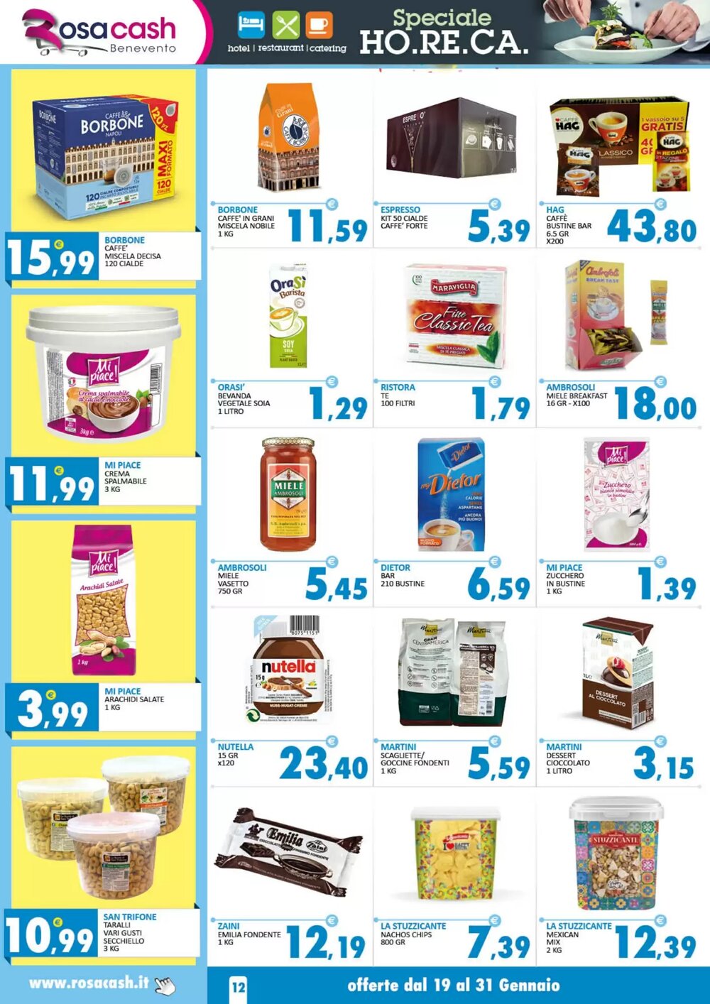 Volantino promozionale Rosa Cash  valide dal 19/01/2026 - Pagina 12.