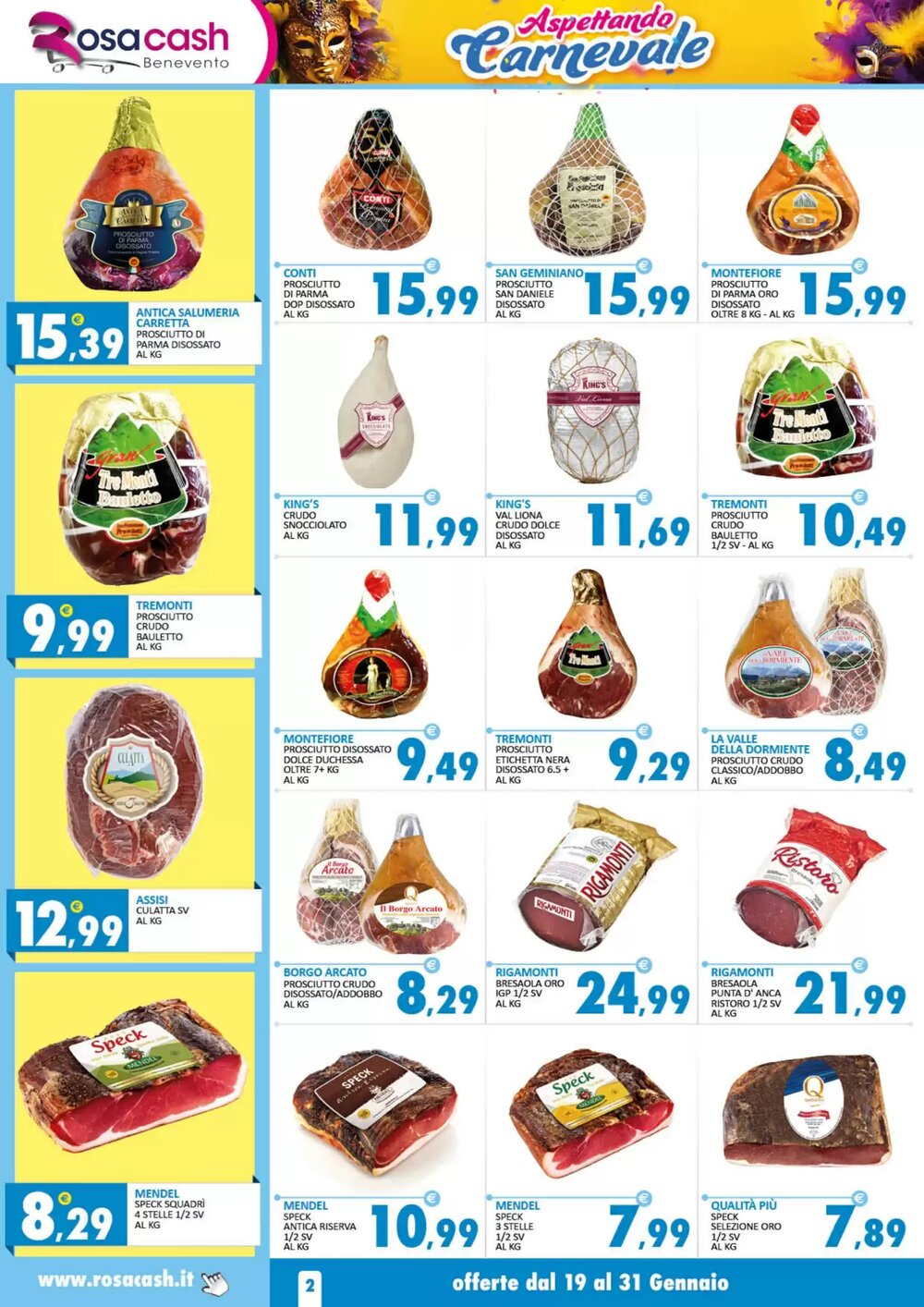 Volantino promozionale Rosa Cash  valide dal 19/01/2026 - Pagina 2.