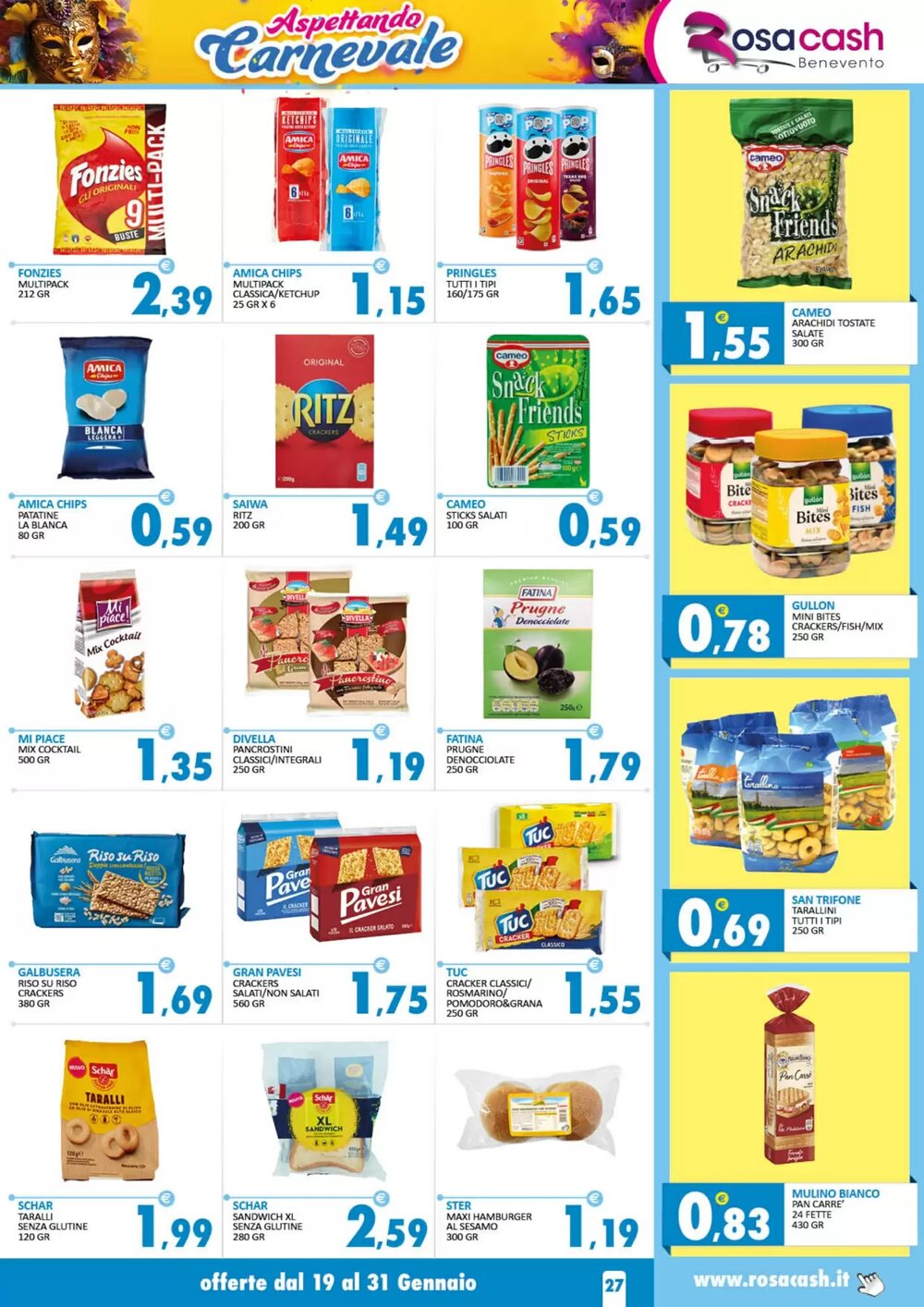Volantino promozionale Rosa Cash  valide dal 19/01/2026 - Pagina 27.