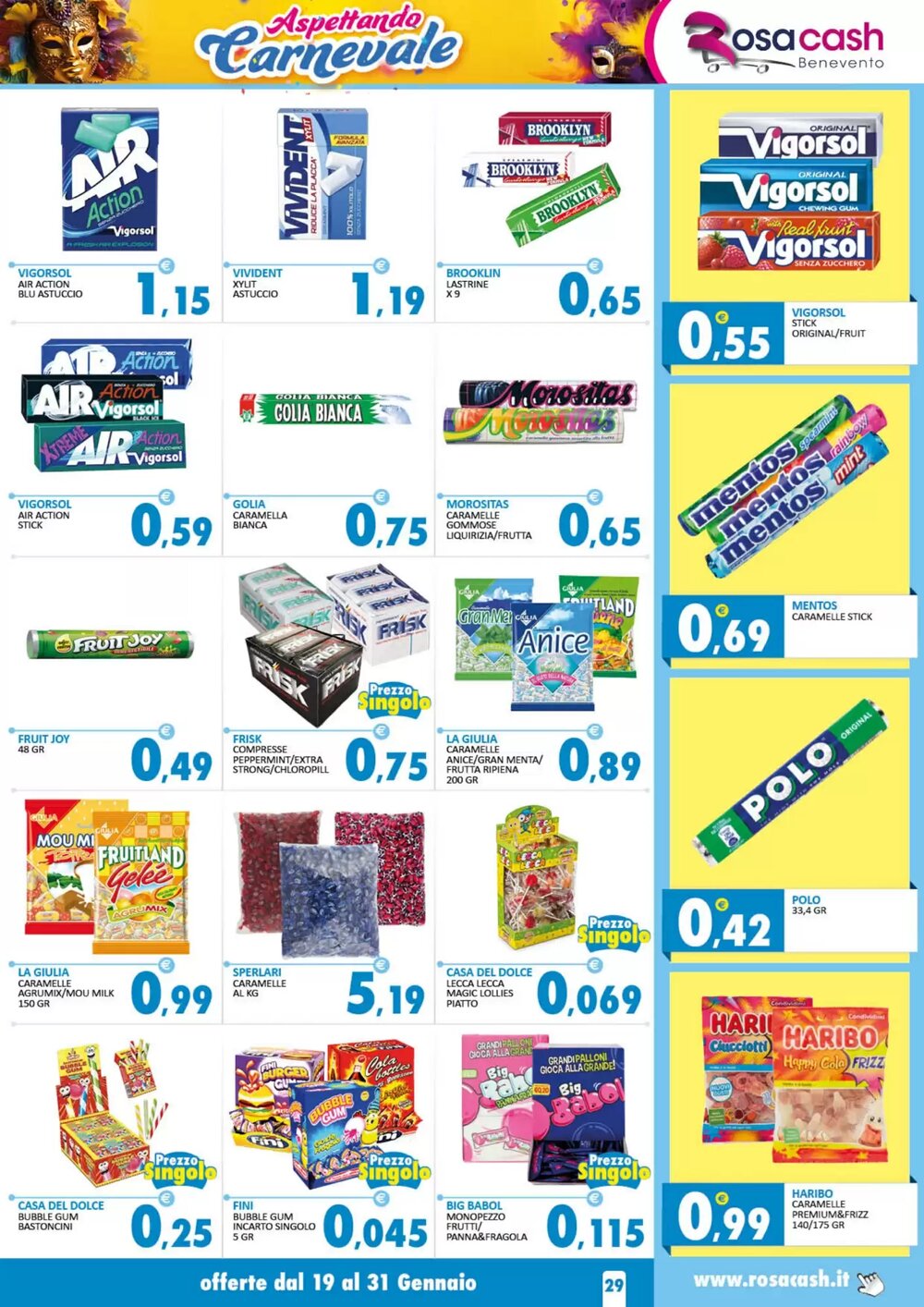 Volantino promozionale Rosa Cash  valide dal 19/01/2026 - Pagina 29.