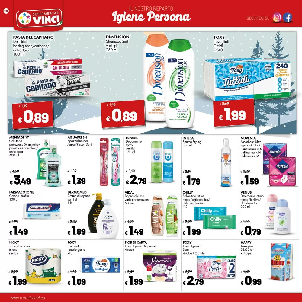 Volantino promozionale Supermercati Vinci  valide dal 19/01/2026 - Pagina 11.