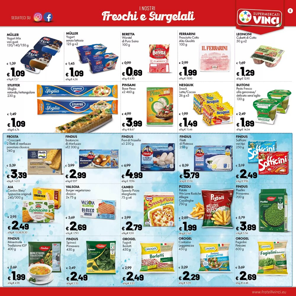 Volantino promozionale Supermercati Vinci  valide dal 19/01/2026 - Pagina 5.
