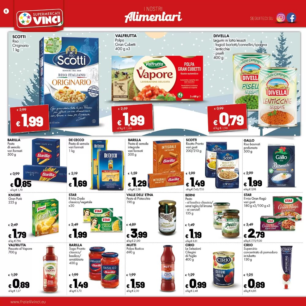 Volantino promozionale Supermercati Vinci  valide dal 19/01/2026 - Pagina 6.